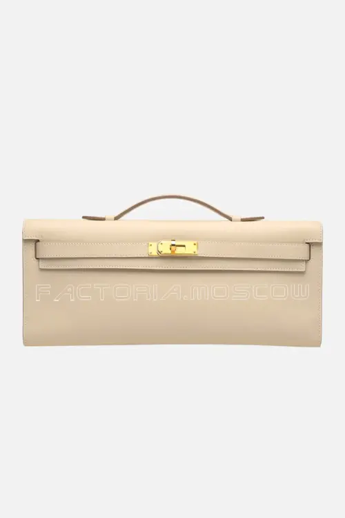 Hermes Kelly Cut With Gold Hardware