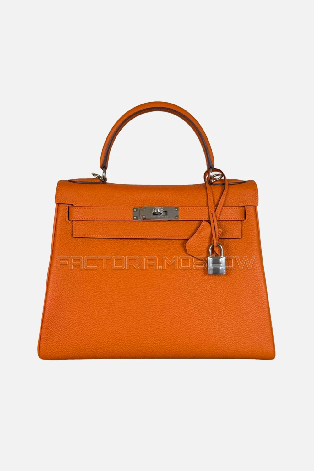 Hermes Kelly Retourne 28 Togo Color Orange Hardware PHW