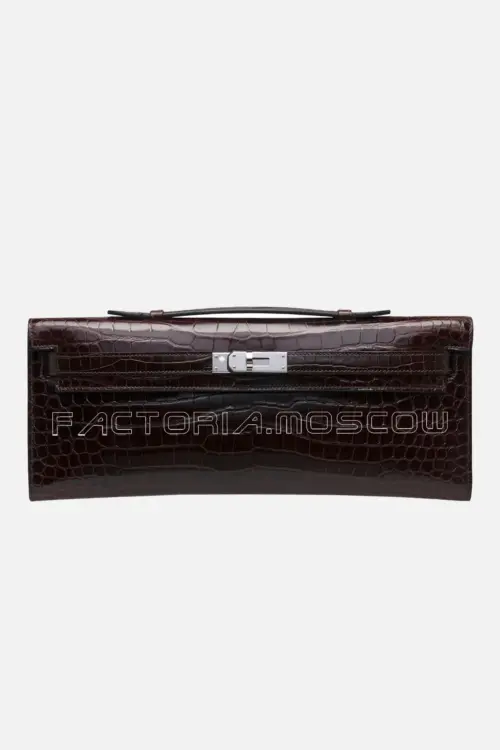 Hermes Kelly Cut Shiny With Palladium Hardware