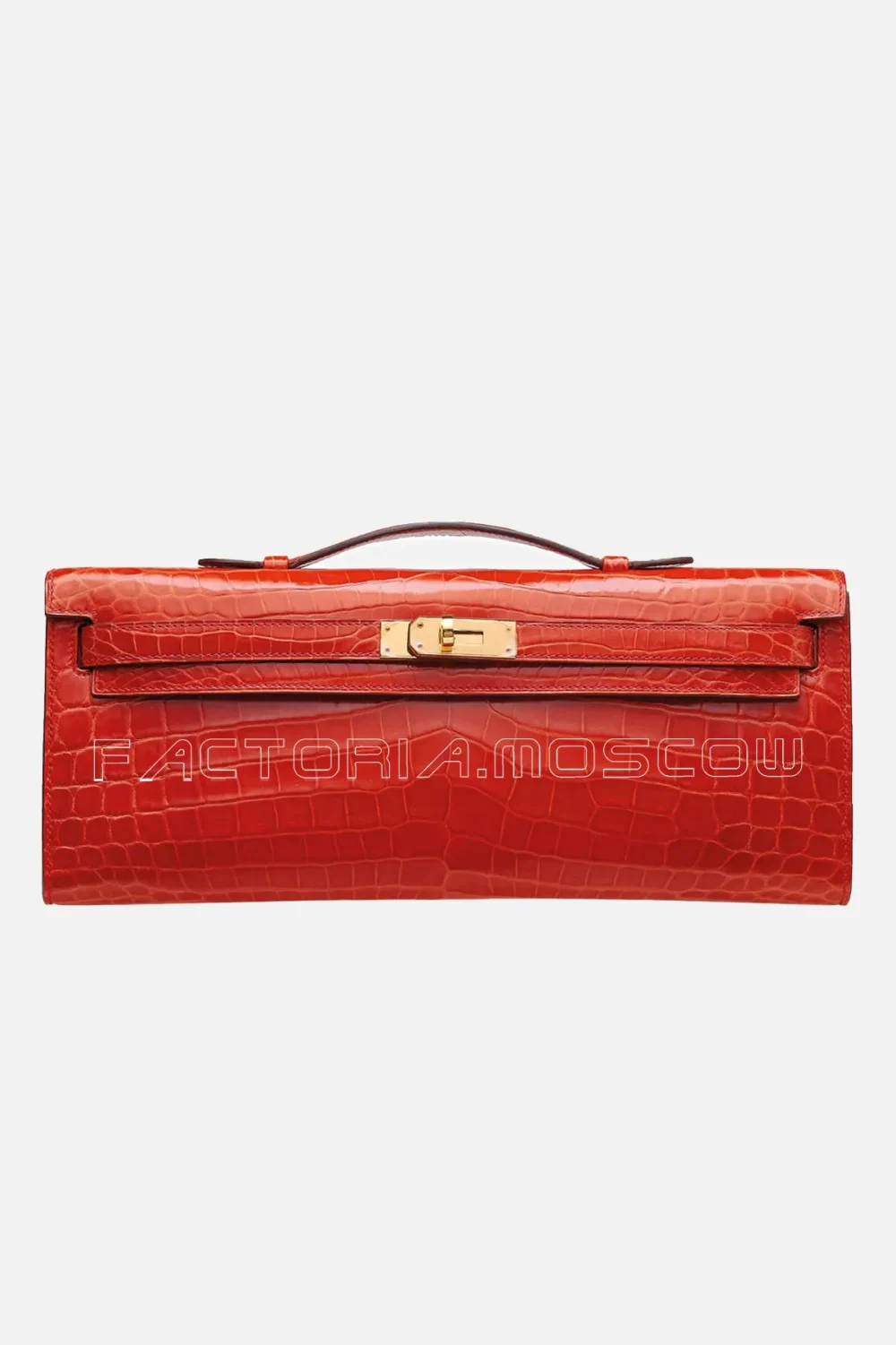 Hermes Kelly Cut Shiny With Gold Hardware