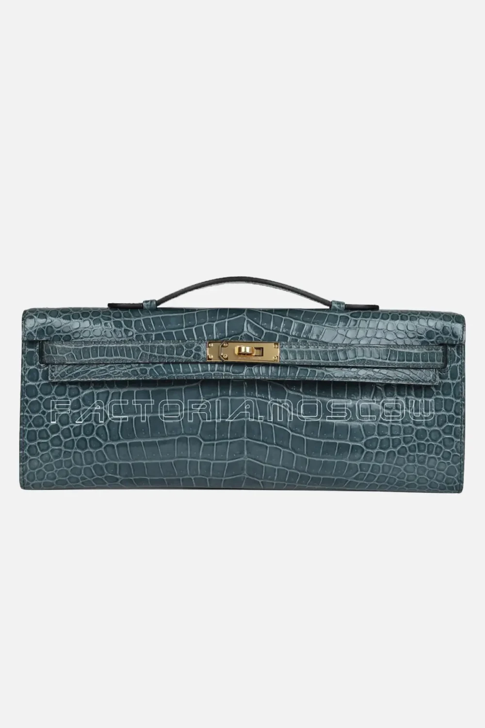 Hermès Kelly Cut Crocodile Gold Hardware
