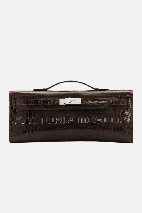 Hermes Kelly Cut Shiny With Palladium Hardware