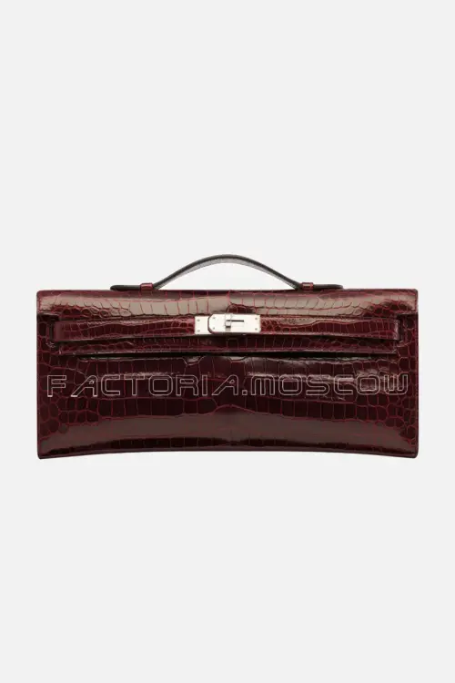 Hermes Kelly Cut Shiny With Palladium Hardware