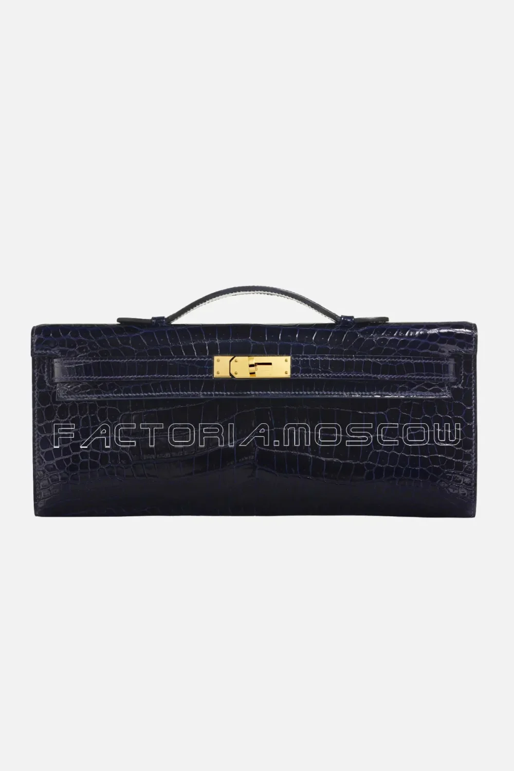 Hermes Kelly Cut Shiny With Gold Hardware