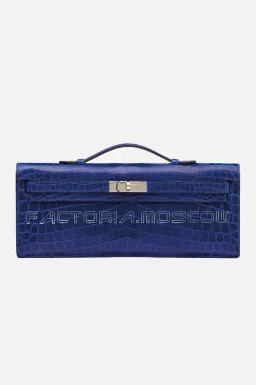 Hermes Kelly Cut Shiny With Palladium Hardware