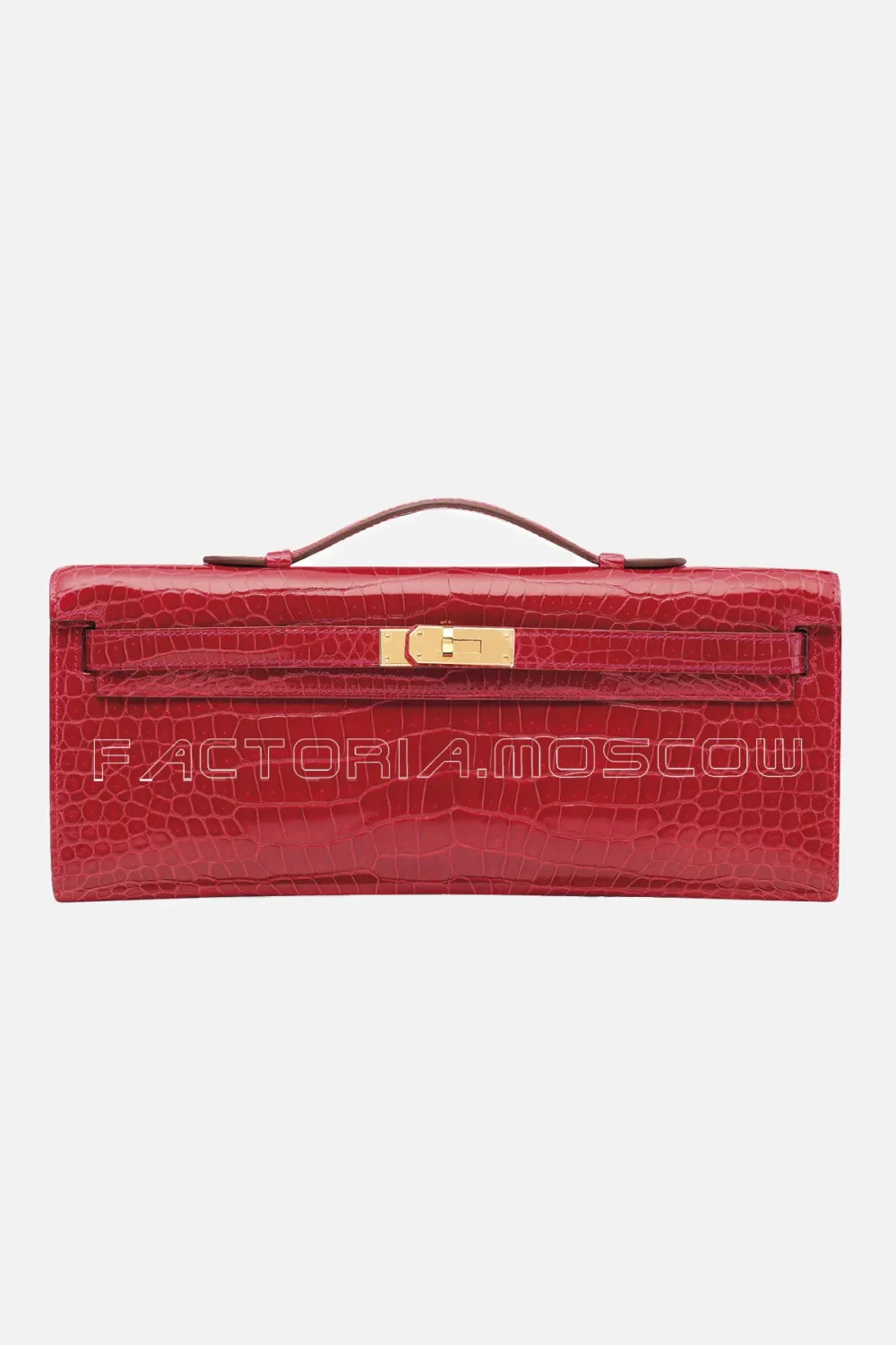 Hermes Kelly Cut Shiny With Gold Hardware