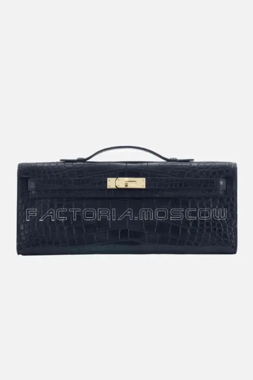 Hermes Kelly Cut Matte Alligator With Permabrass Hardware