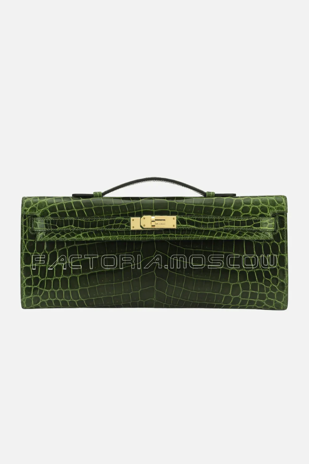 Hermes Kelly Cut Shiny With Gold Hardware