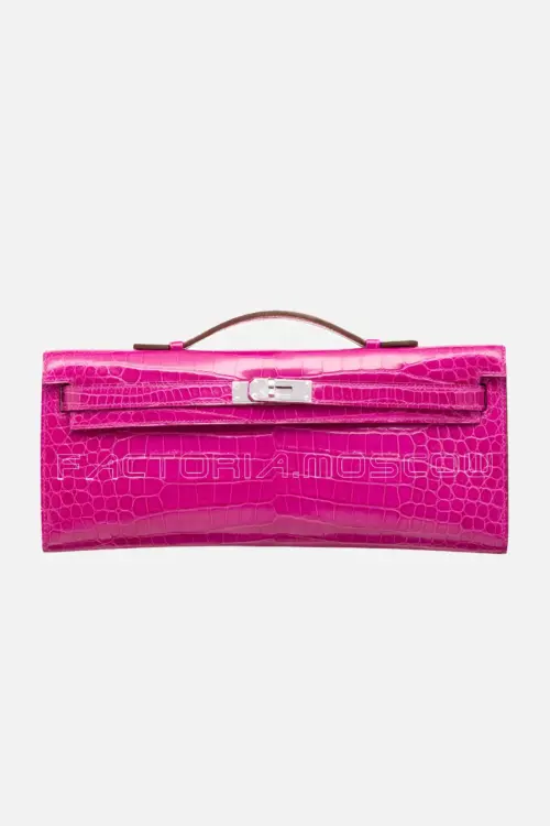 Hermes Kelly Cut Shiny With Palladium Hardware