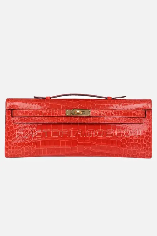 Hermès Kelly Cut Gold Hardware