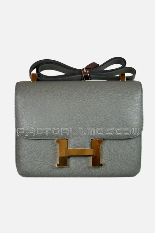 Hermes Constance 24 Epsom Color Gris Meyer GHW