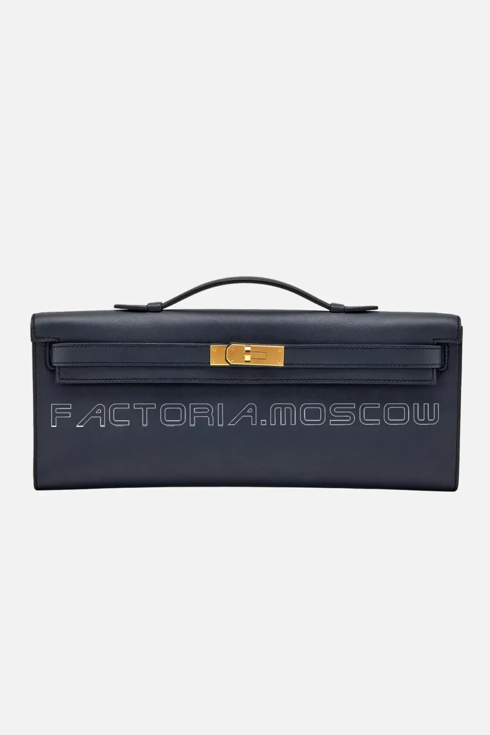 Hermès Kelly Cut Bleu Nuit Gold Hardware