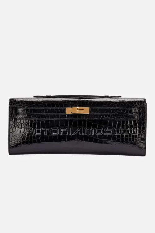 Hermès Kelly Cut Shiny Gold Hardware