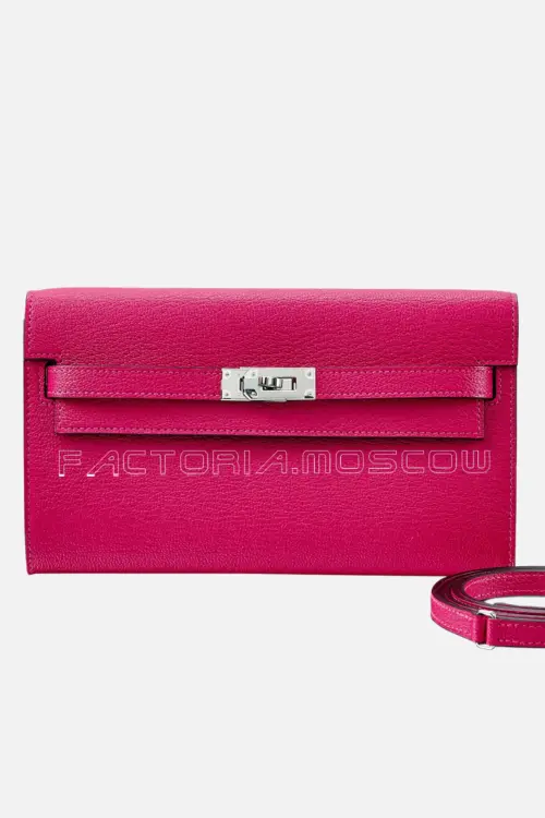 Hermès Kelly To Go Wallet Palladium Hardware