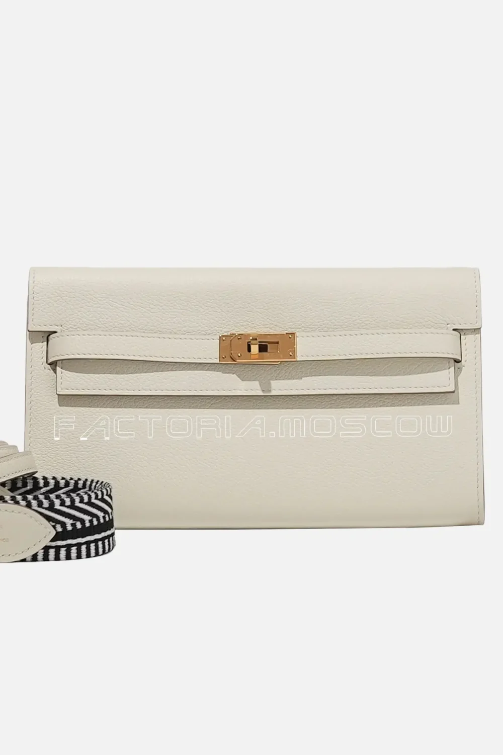 Hermès Kelly To-Go Wallet Rose Gold Hardware