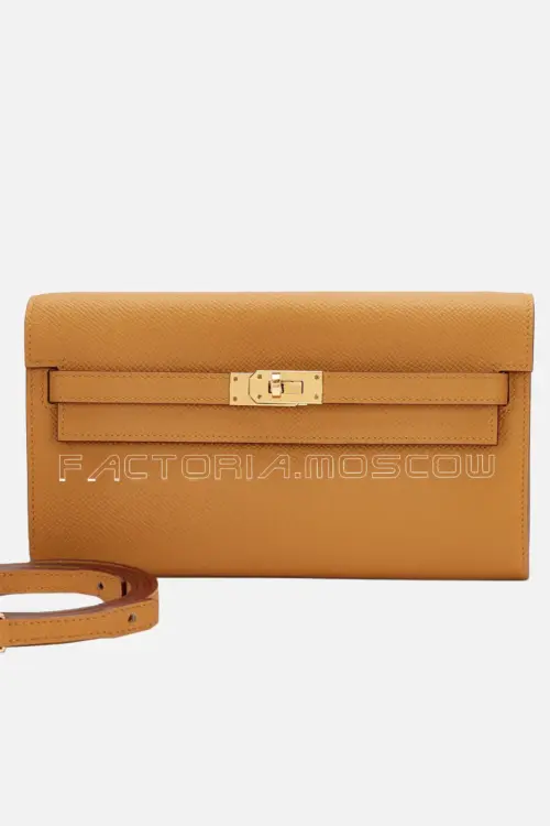 Hermès Kelly To-Go Wallet Gold Hardware