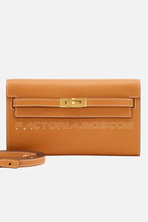 Hermès Kelly To-Go Wallet Gold Hardware