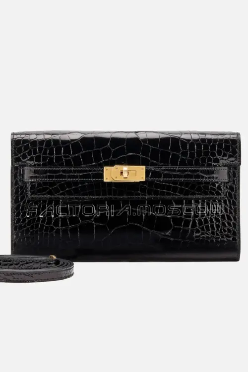 Hermès Kelly To-Go Wallet Gold Hardware