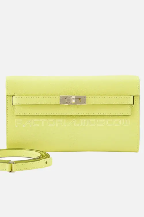 Hermès Kelly To-Go Wallet Palladium Hardware
