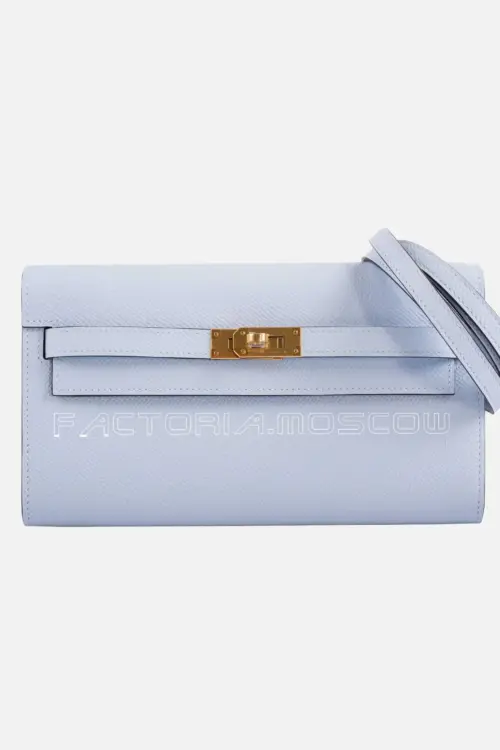 Hermes Kelly Wallet To Go Gold Hardware