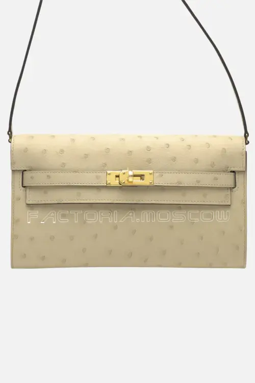 Hermès Kelly To Go Wallet With Gold Hardware
