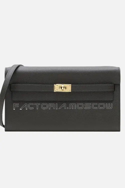 Hermes Kelly Wallet To Go Gold Hardware
