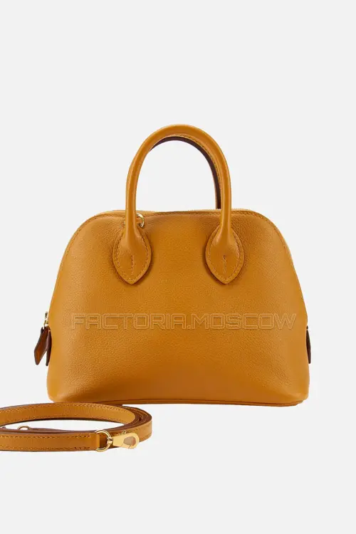 Hermès Mini Bolide Caramel And Mauve Pale