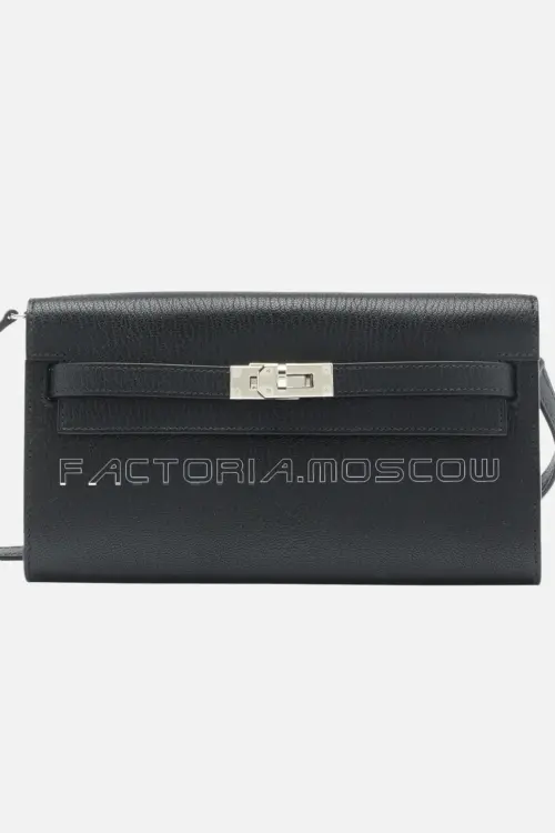 Hermes Kelly Wallet To Go With Palladium Hardware