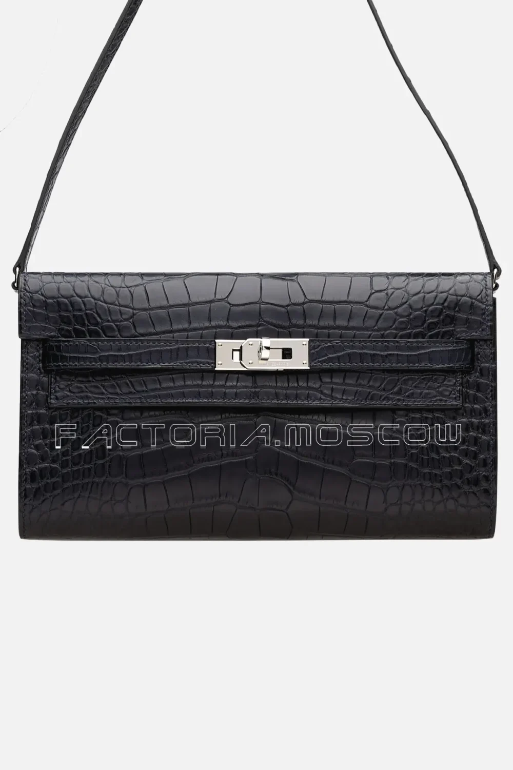Hermes Kelly To Go Matte Alligator With Palladium Hardware