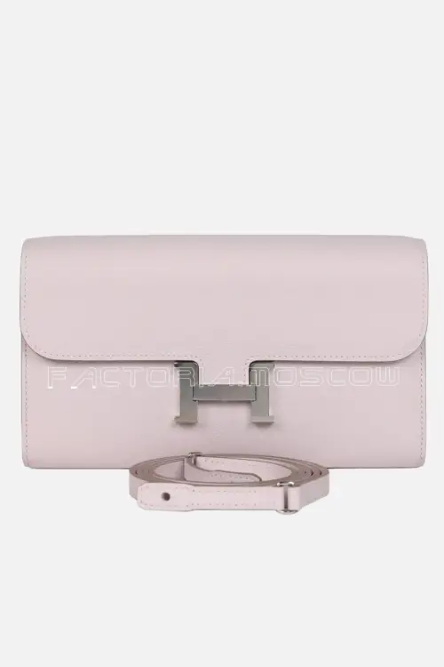 Hermès Constance Wallet To Go Palladium Hardware