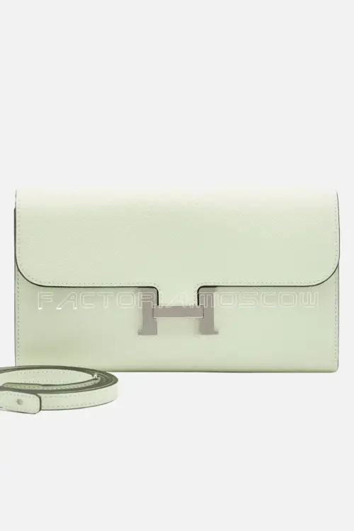 Hermès Constance Wallet To Go Palladium Hardware
