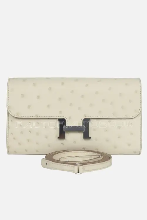 Hermès Constance Wallet To Go Palladium Hardware