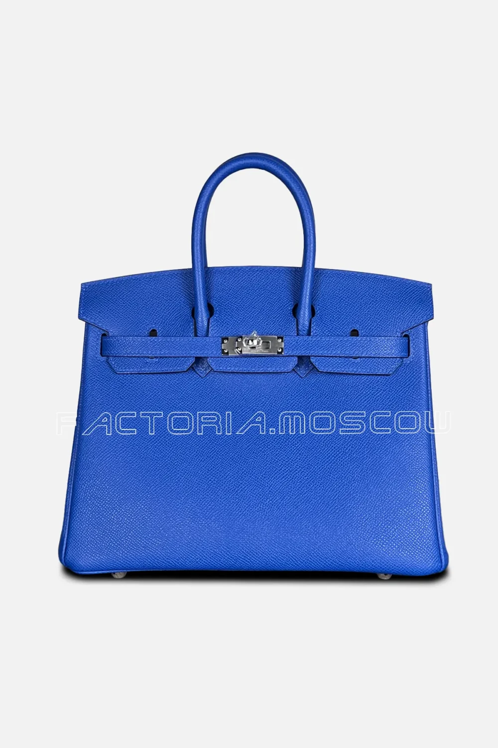 Hermes Birkin 25 Epsom Color Blue Zellige PHW