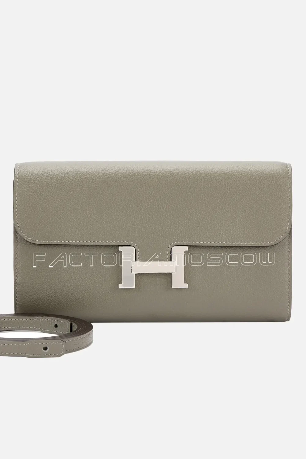 Hermès Constance To-Go Wallet Palladium Hardware