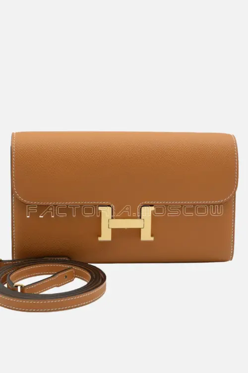 Hermès Constance To-Go Wallet Gold Hardware