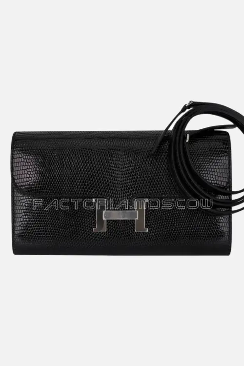 Hermès Constance Long To Go Wallet With Palladium Hardware