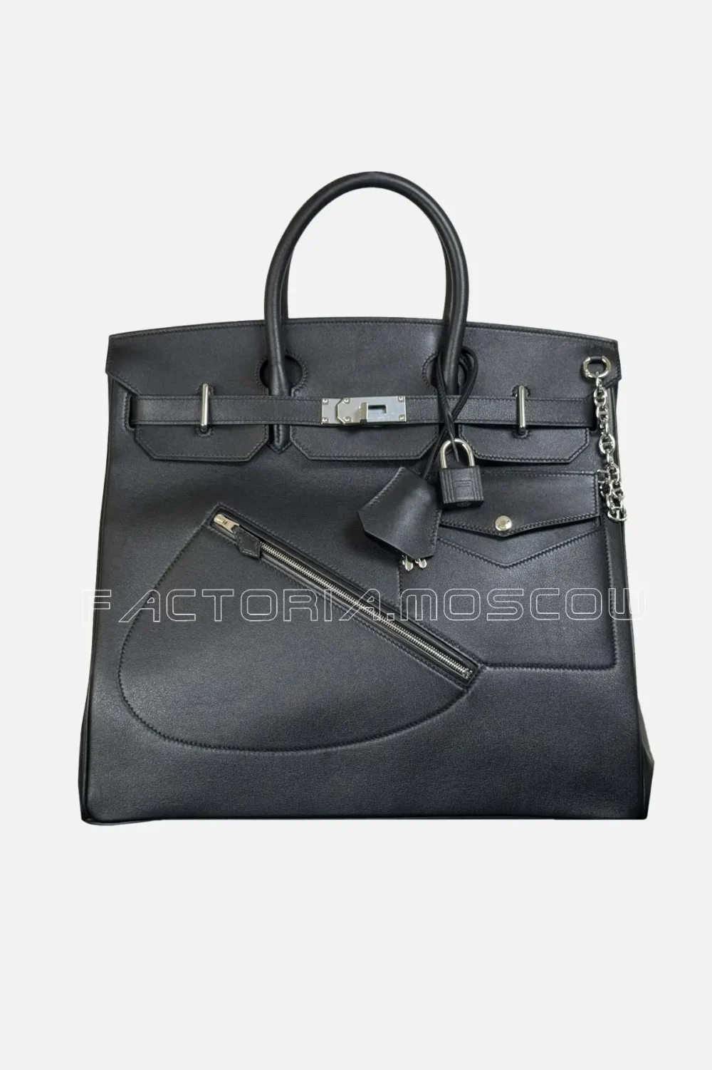 Hermès Birkin 40 HAC Rock Black Volupto PHW