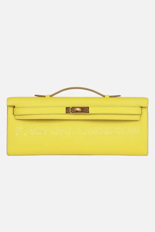 Hermès Kelly Cut Gold Hardware