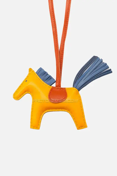 Hermès Rodeo Charm Pm Jaune D'Or