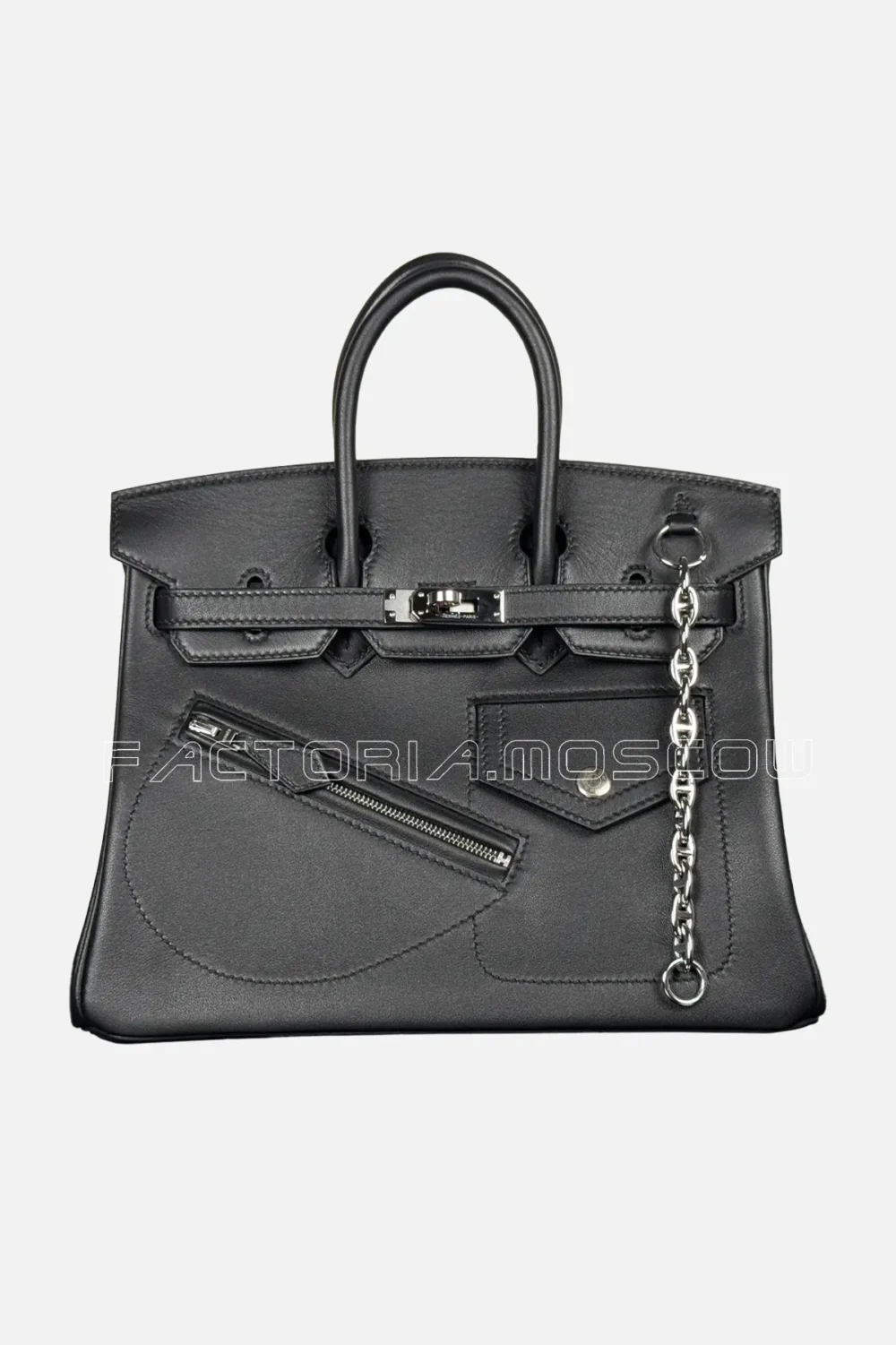 Hermès Birkin 25 Rock Volupto Black PHW