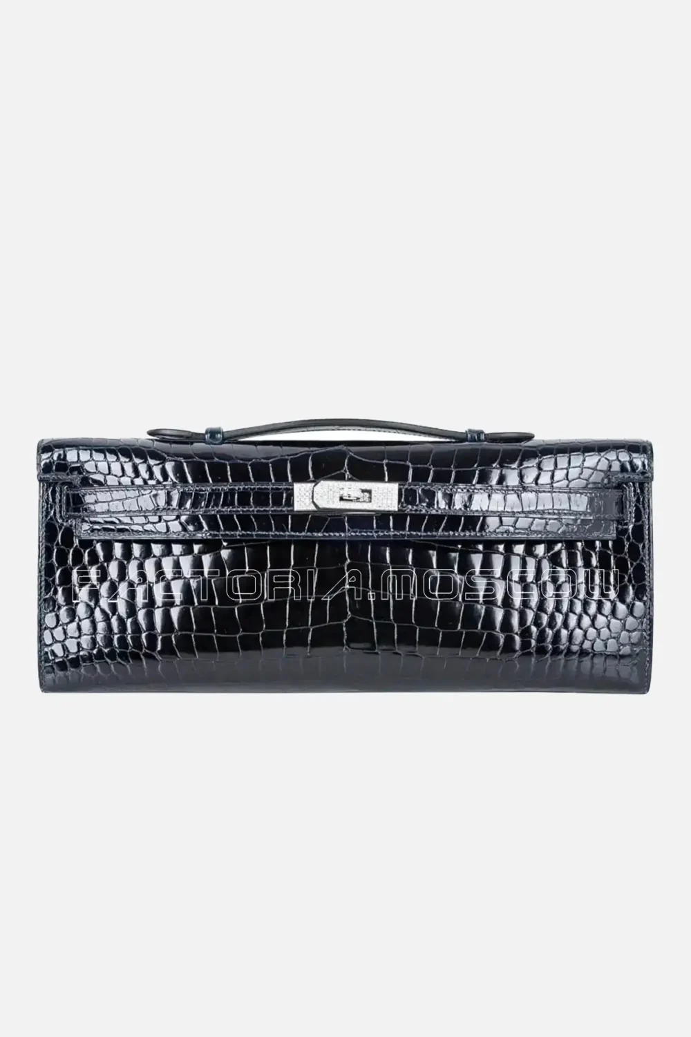 Hermes Kelly Cut Clutch Hardware Diamond