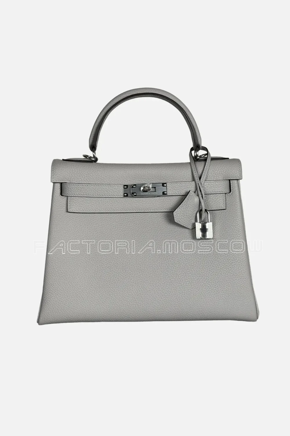 Hermes Kelly Retourne 28 Togo Color Blue Glacier PHW
