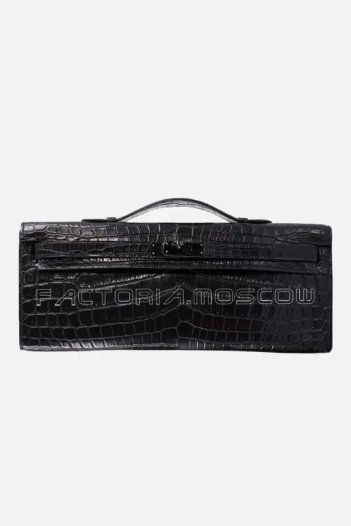 Hermes Kelly Cut So Matte Nilo Crocodile With Palladium Harwdware