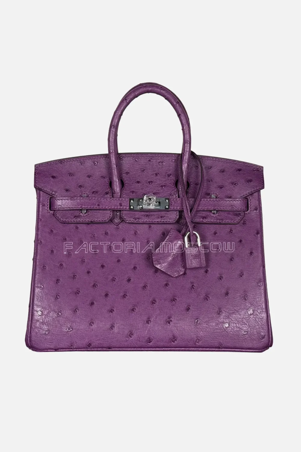 Hermes Birkin 25 Ostrich Color Anemone Hardware PHW