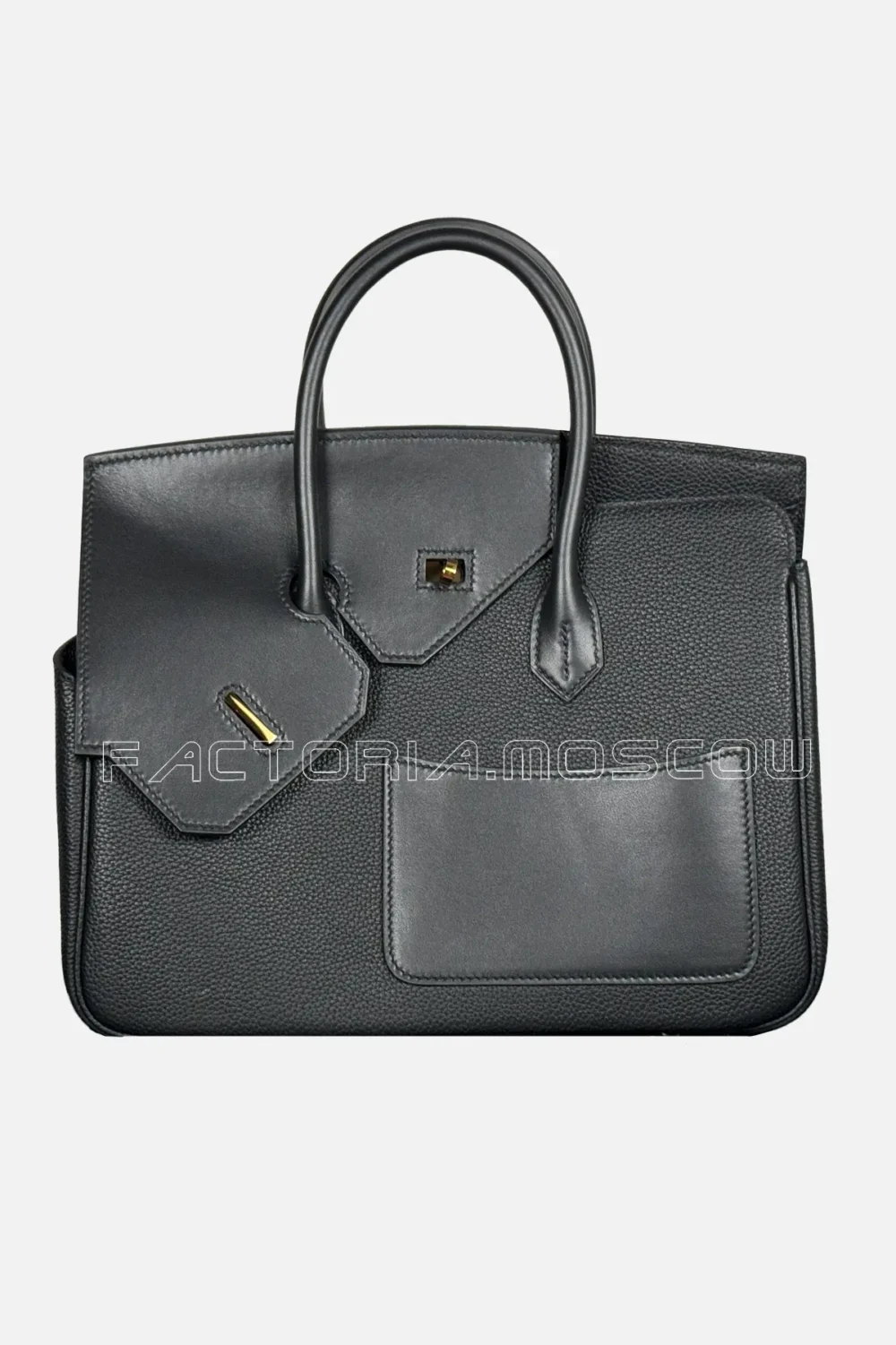Hermes Birkin En Desordre 30 Togo/Swift Color Black GHW