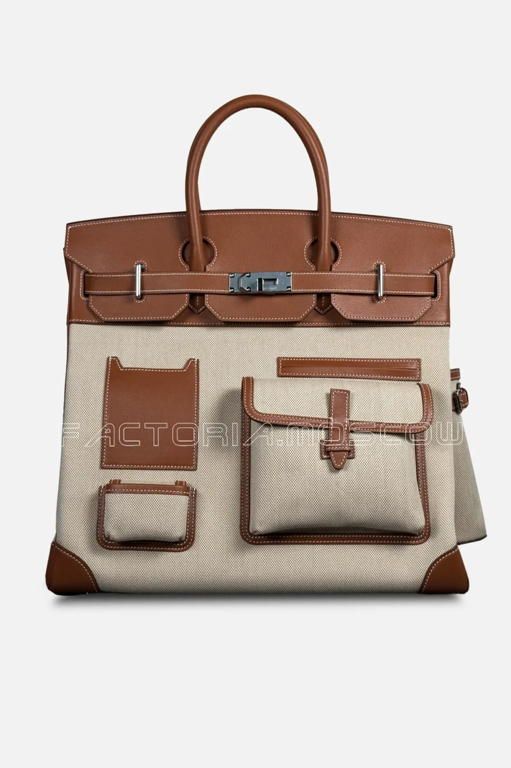 Hermes Birkin HAC 40 Swift/Toile H Color GHW PHW
