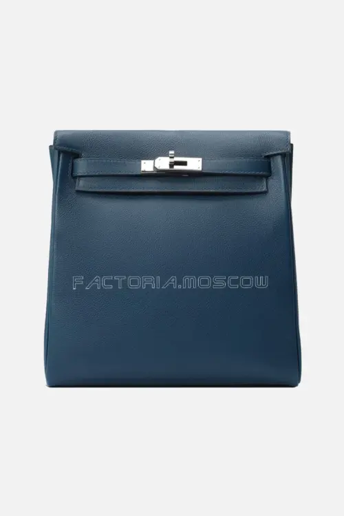 Hermès Kelly Ado Ii 22 Bleu Sapphire Evercolor Phw
