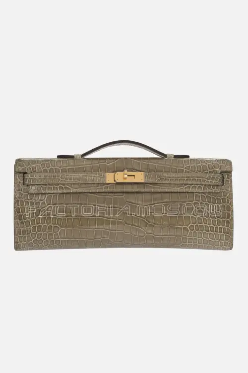 Hermes Kelly Cut Gold Hardware