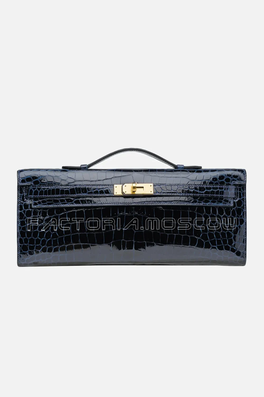 Hermes Kelly Cut Shiny With Gold Hardware