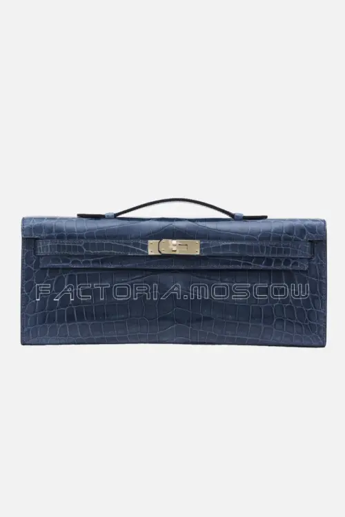 Hermes Kelly Cut Shiny With Palladium Hardware